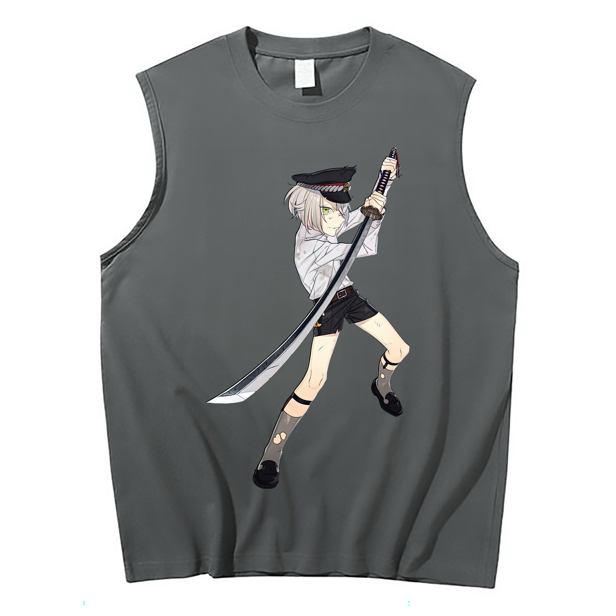 （画像用） 刀剣乱舞 Touken Ranbu コットン100％タンクトップ（フロントプリント）